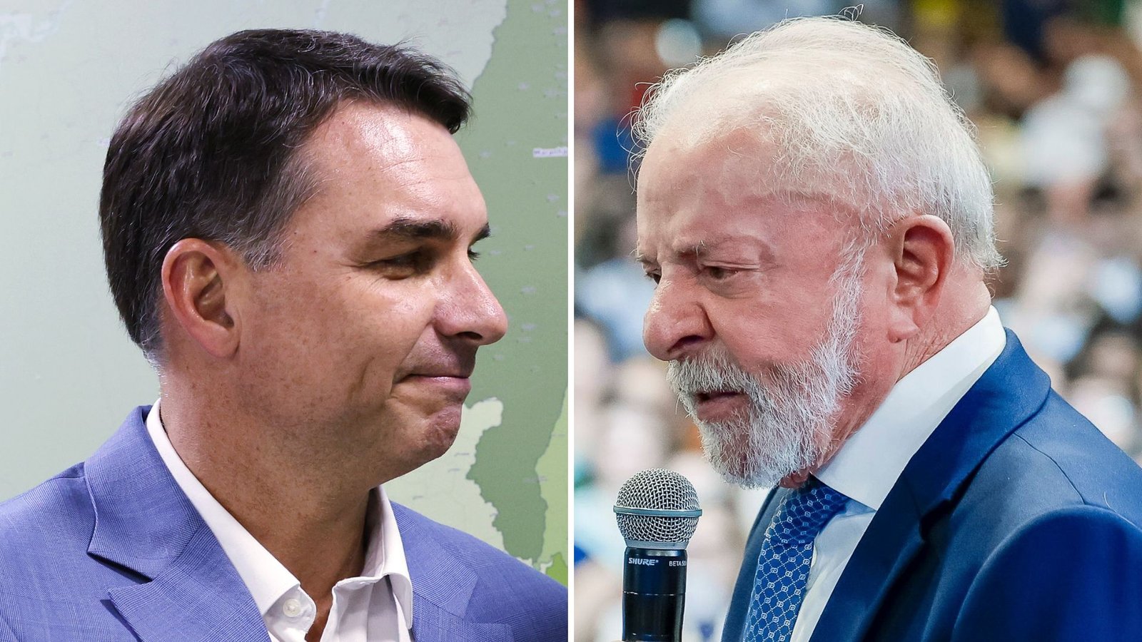 Soberania e segurança resumem as apostas eleitorais de Lula e Flávio Bolsonaro